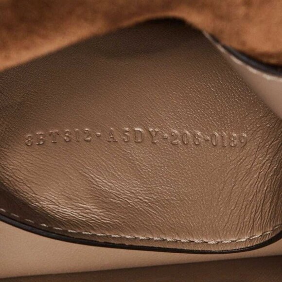 Fendi Pink Lambskin Leather Small U Kan Chain Shoulder Bag 8BT312 - Picture 6 of 12